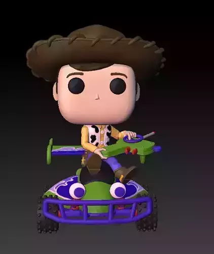Funko Woody Toys Story 3D print model
