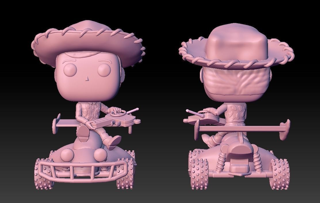 Funko Woody Toys Story 3D print model_2