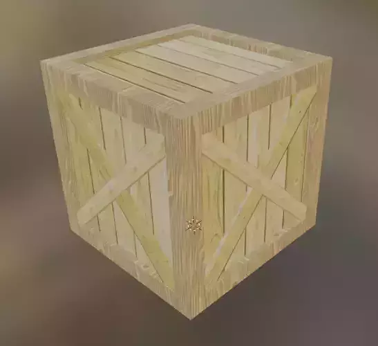 Wooden crate