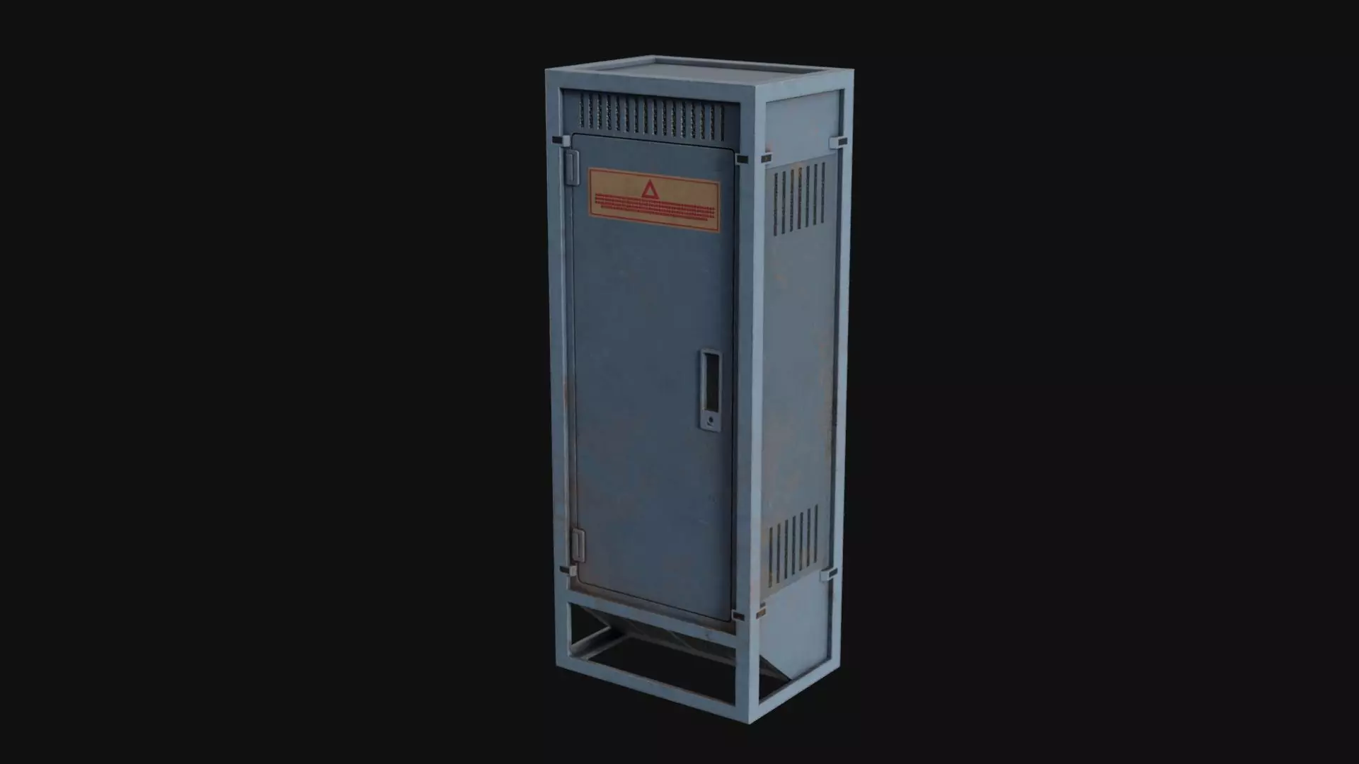 Air Conditioner Unit and Refrigeration Machine Game Ready Low-poly 3D model_0