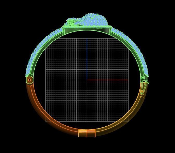 tiger gloves 3D print model_1