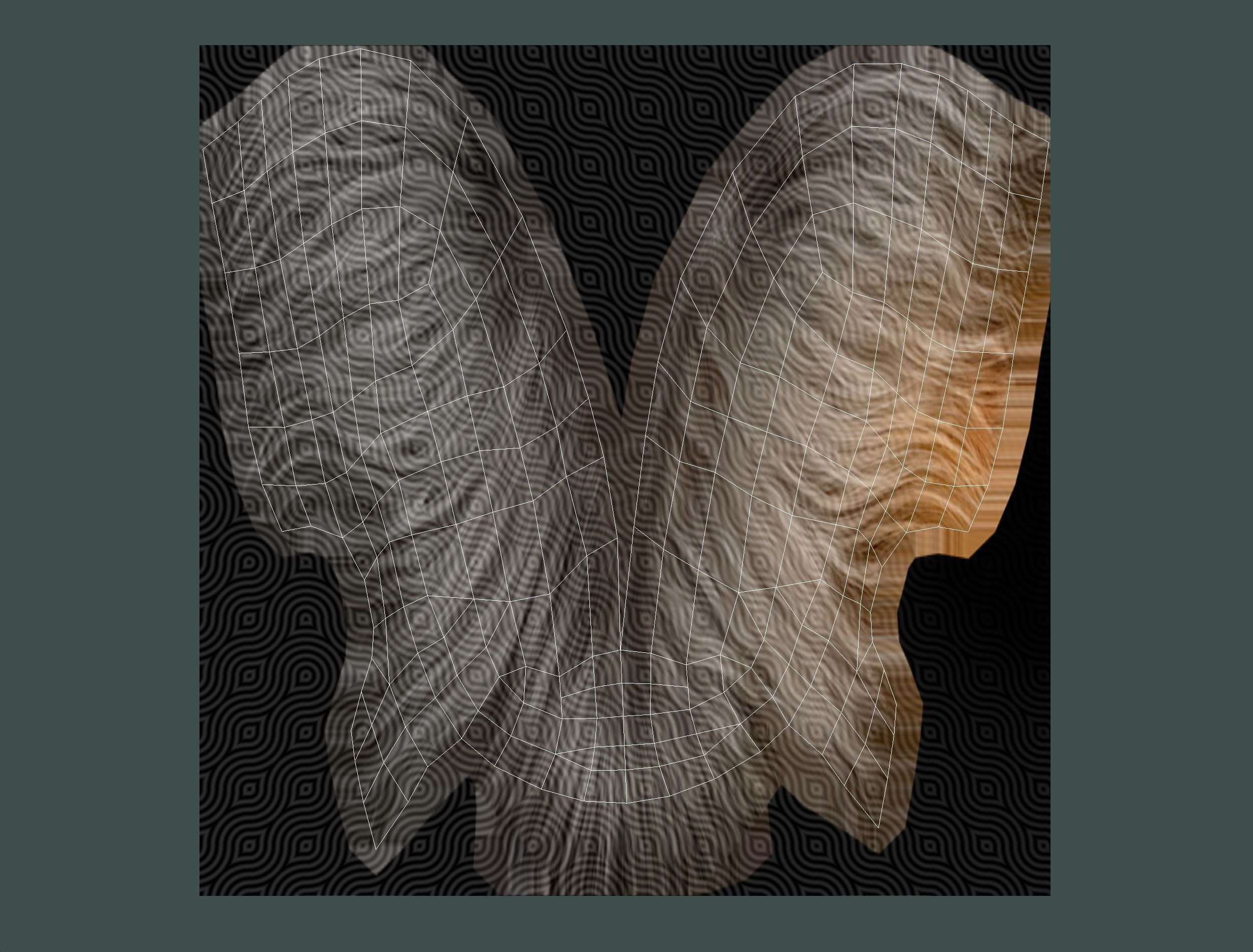 Low Poly model Base OldMan Head Low-poly 3D model_22