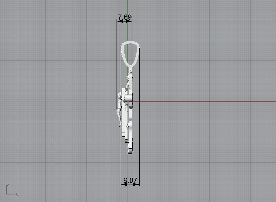 Slavic cross with diamonds saints and prayer 3D print model_12