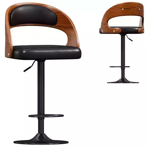 Levede 1x Bar Stools Kitchen Free 3D model