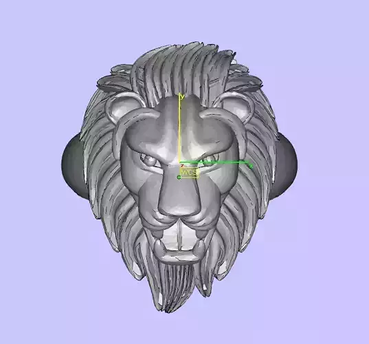 lion ring Free 3D print model