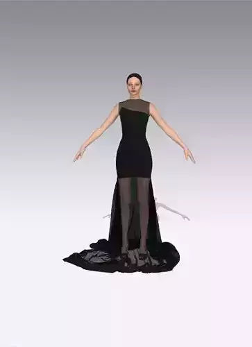 DRESS ASYMETRIC NECKLINE  LITTLE DRESS 