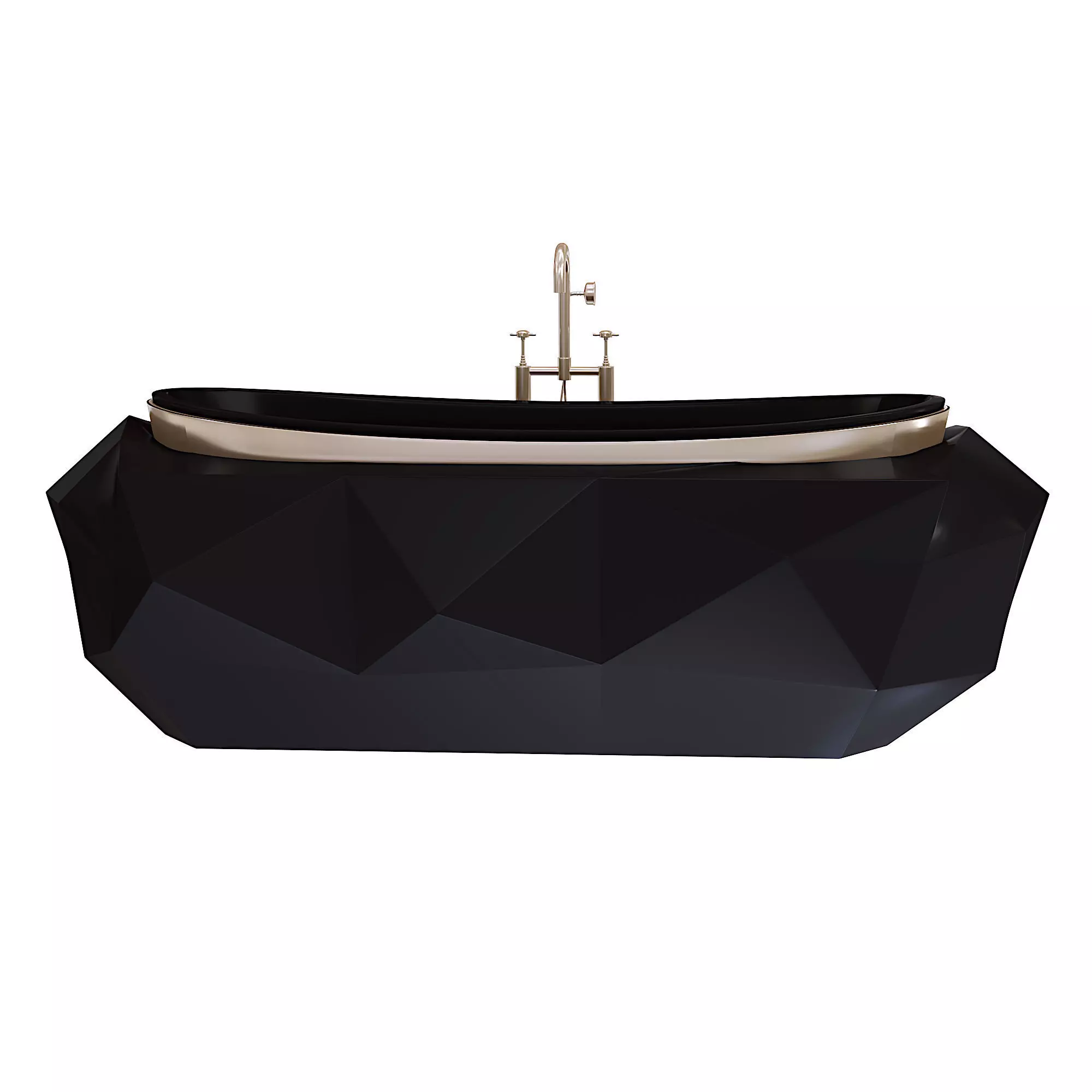 Boca do Lobo DIAMOND Bathtub Low-poly 3D model_0