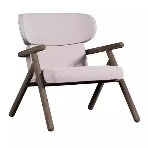 Sole Scandinavian Styled Armchair 3D model