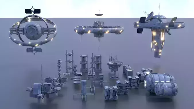 A package of futuristic devices