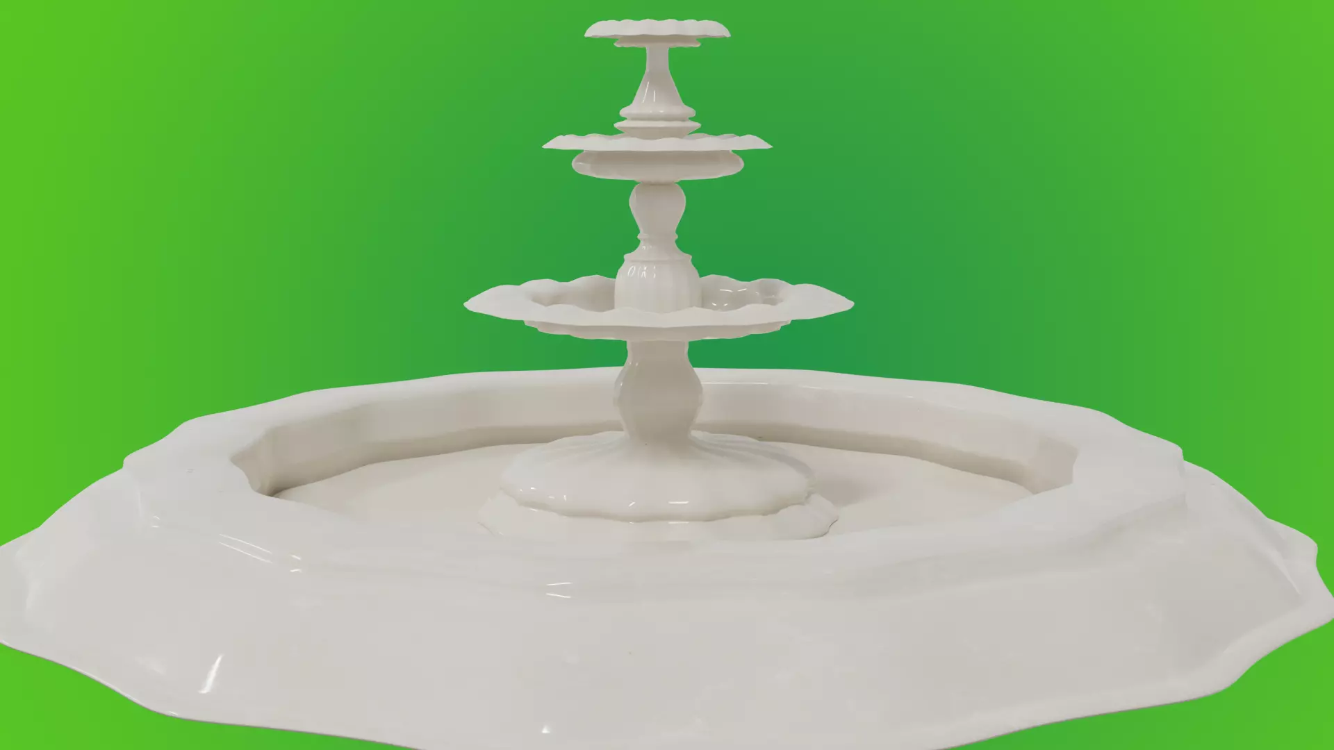Fountain for Garden 3D model