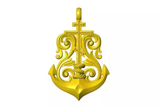 Nautical Cross  Pendant design