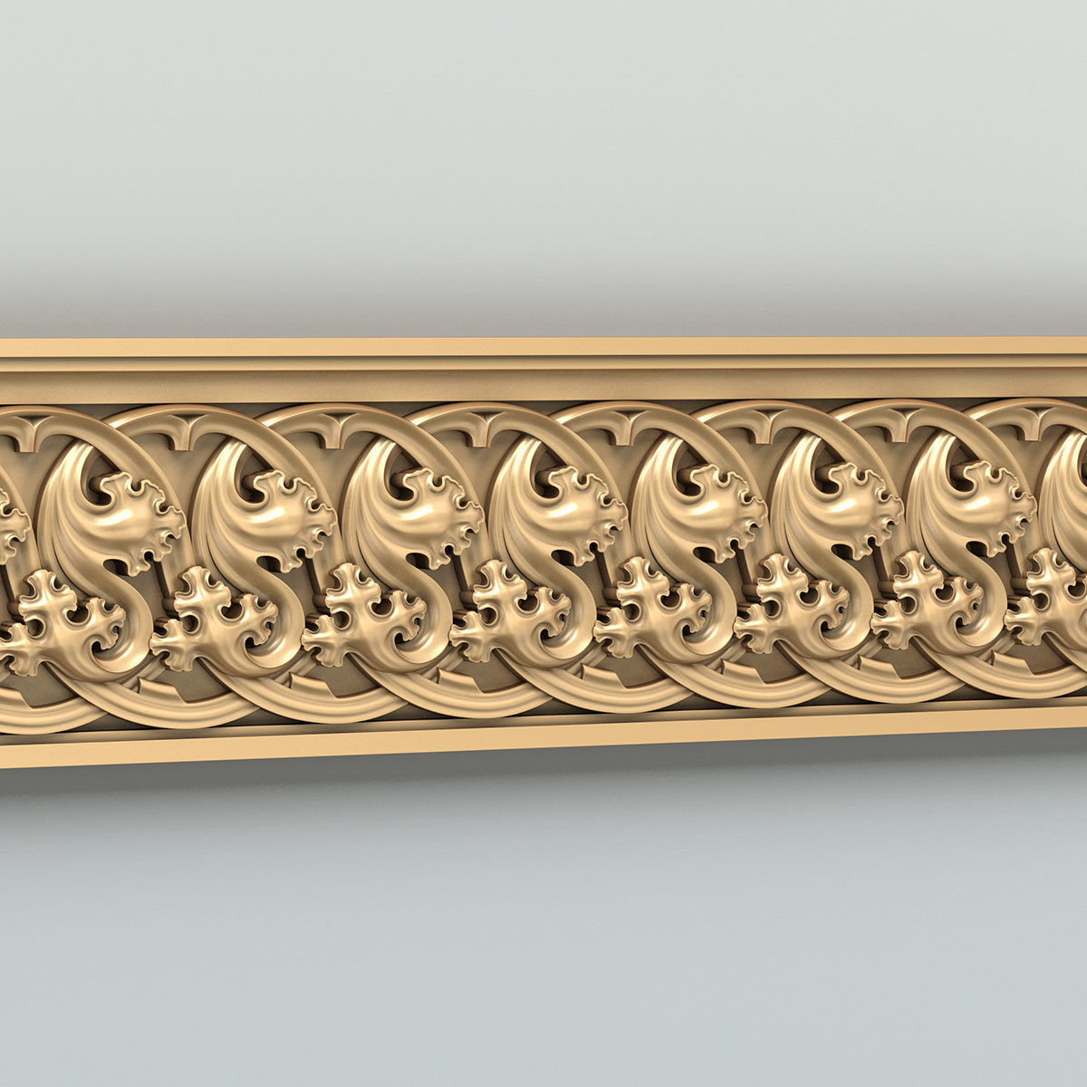 Molding 061 Gothic 3D model_1