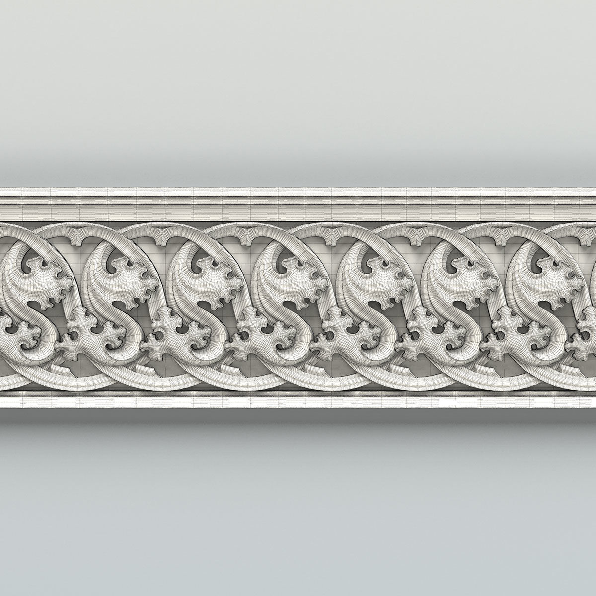 Molding 061 Gothic 3D model_7