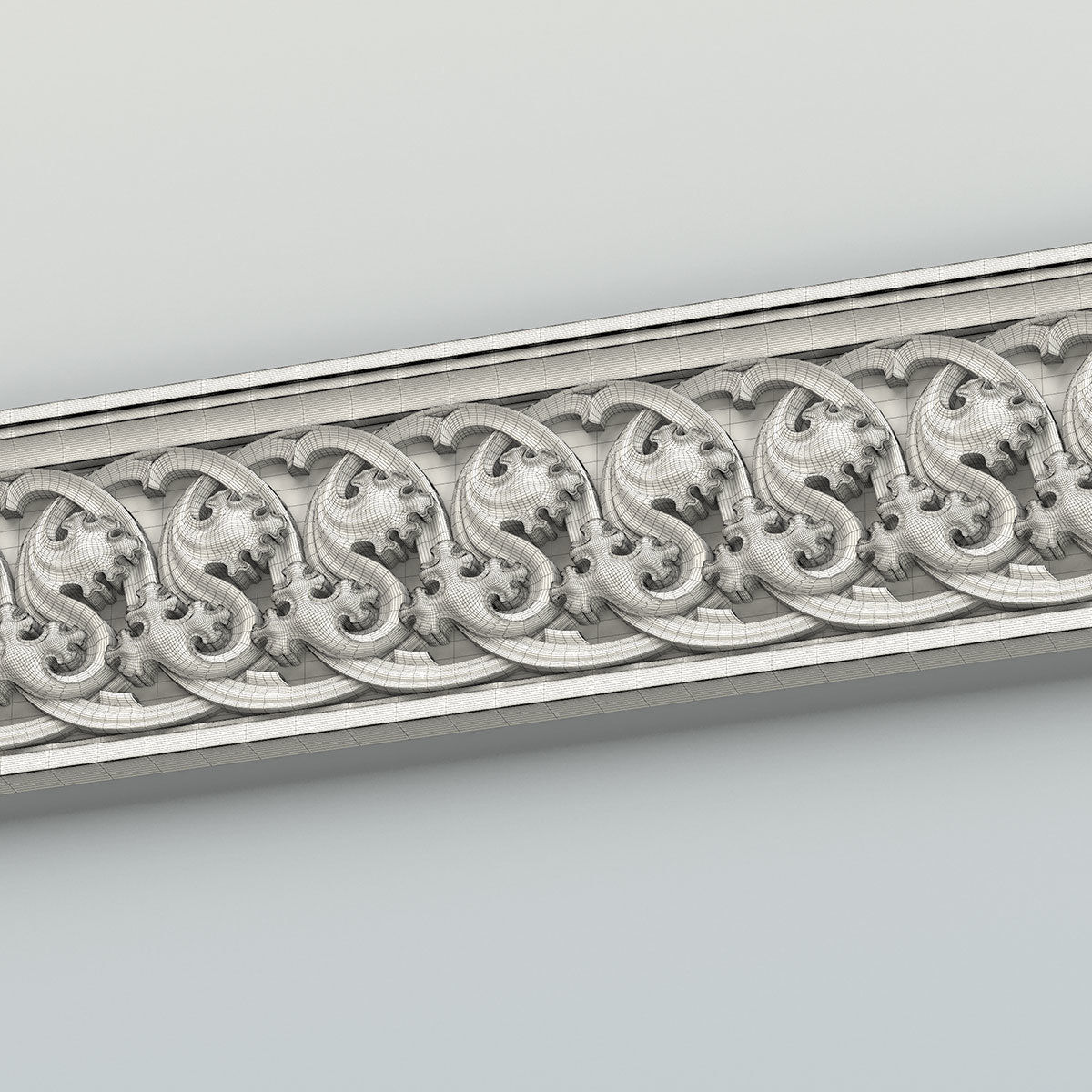 Molding 061 Gothic 3D model_9