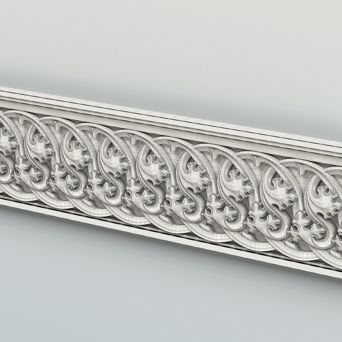 Molding 061 Gothic 3D model_8