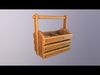 Stylized toolbox Free low-poly 3D model_1
