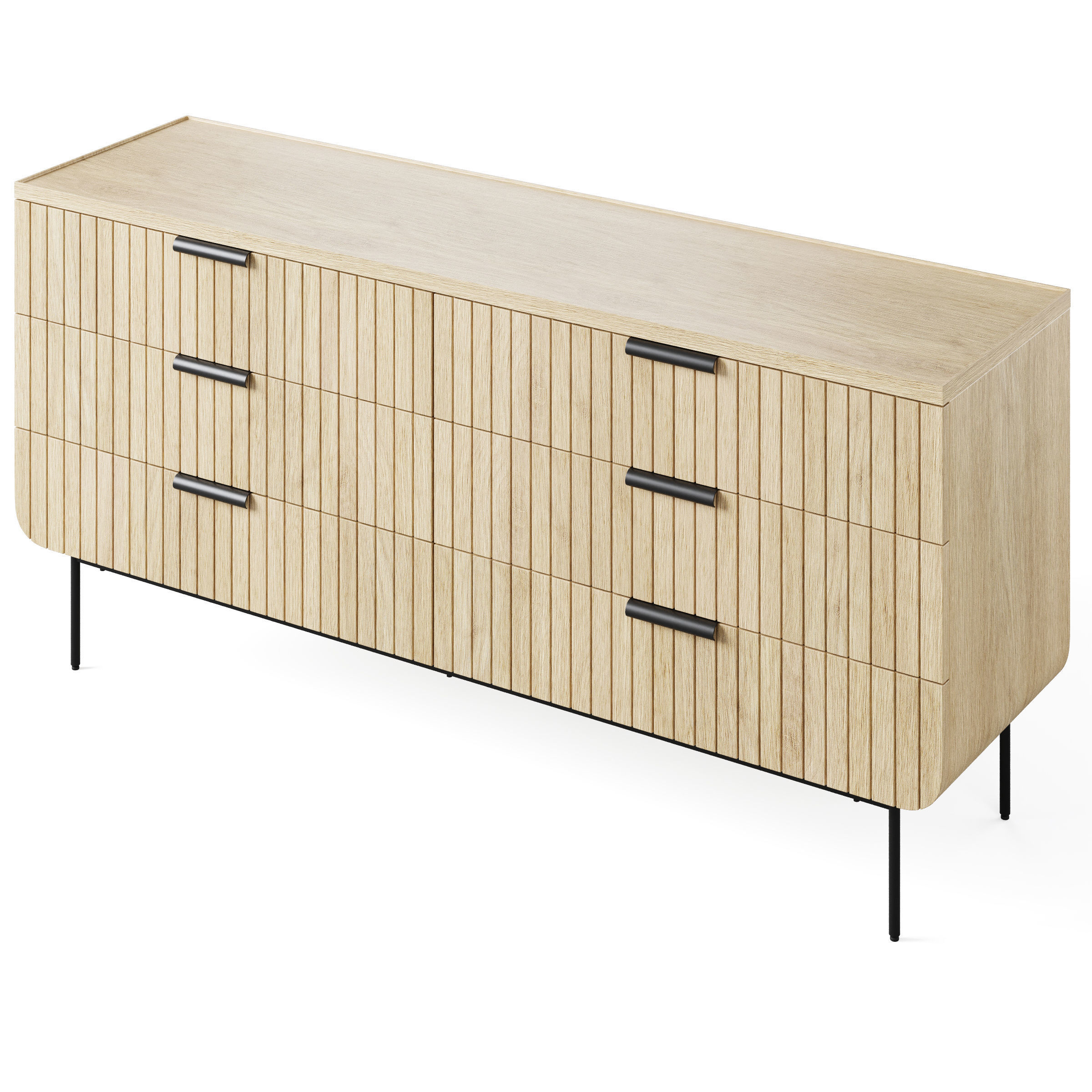Chest of drawers Boldin by MAISONS DU MONDE 3D model_7