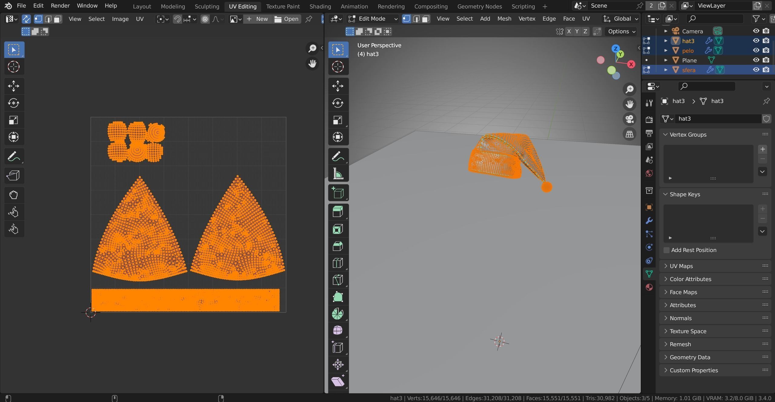 SANTA CLAUS HAT Free 3D model_2
