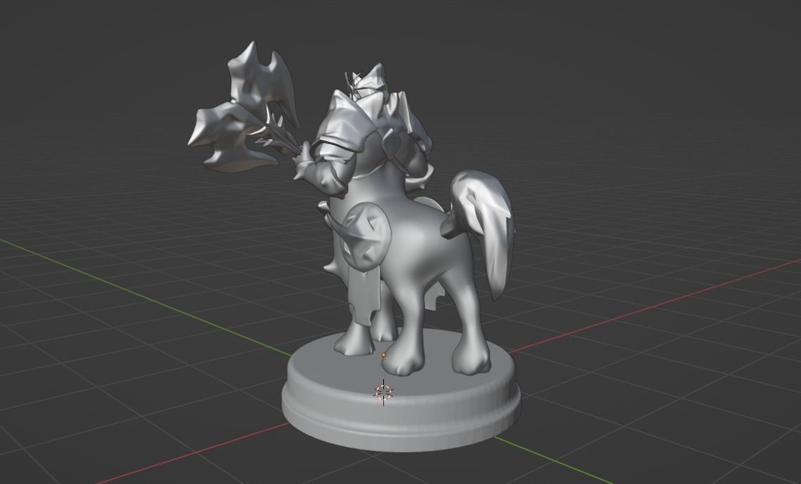 Centaur Warrunner Printable from Dota2 3D print model_2