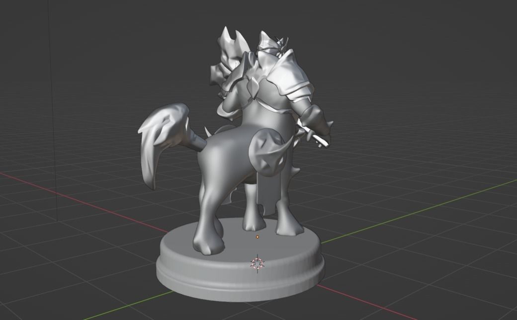 Centaur Warrunner Printable from Dota2 3D print model_3
