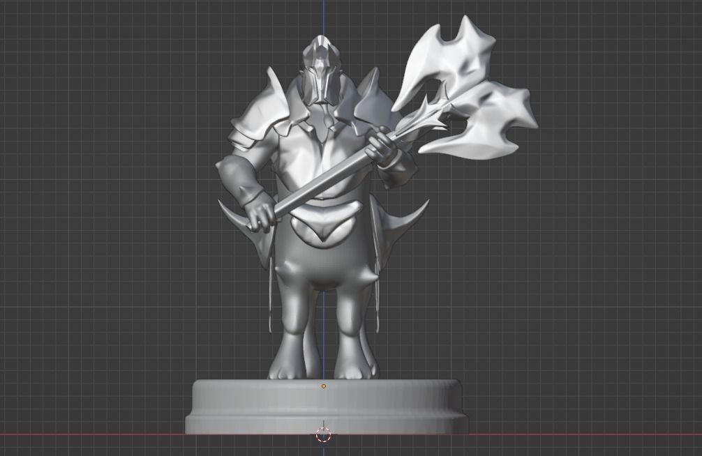 Centaur Warrunner Printable from Dota2 3D print model_4