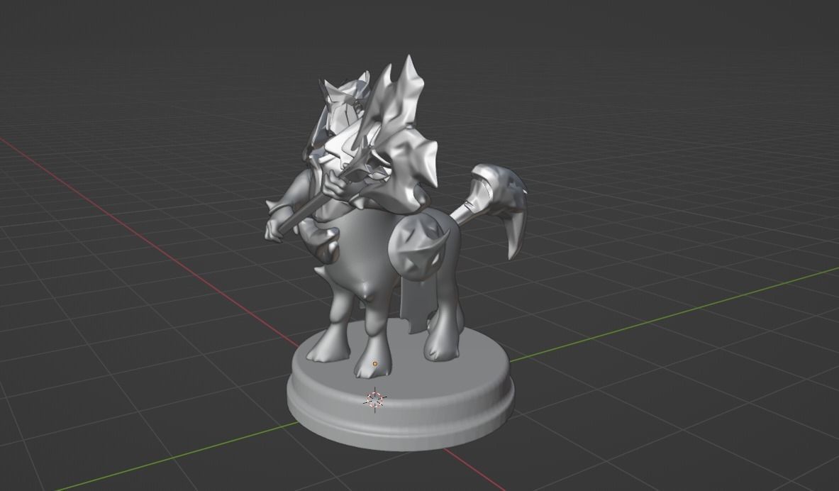 Centaur Warrunner Printable from Dota2 3D print model_1