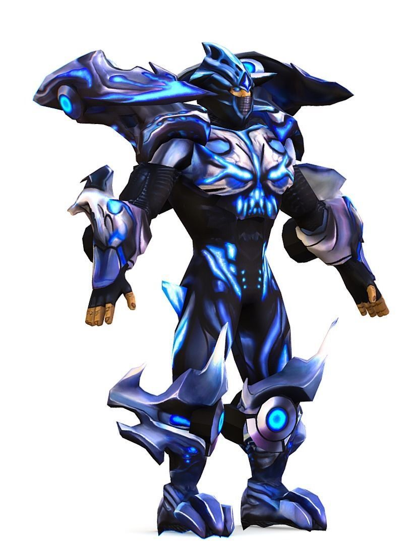 Low Poly Man Cartoon Heavy Armor Characte Low-poly 3D model_7