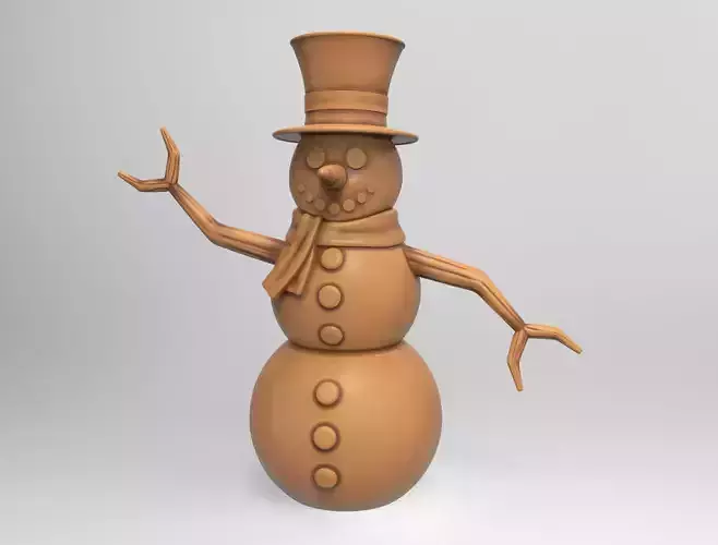 Snowman 3D print model