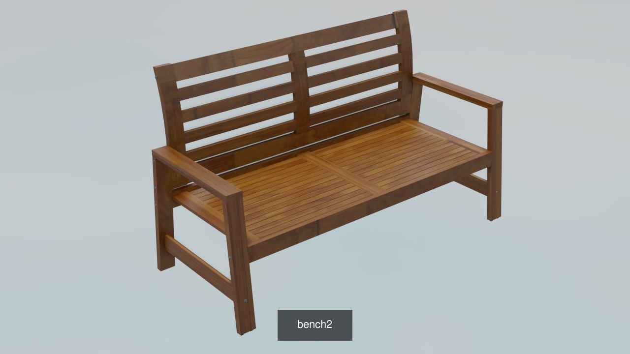 chair collection outdoor with wooden frame _4