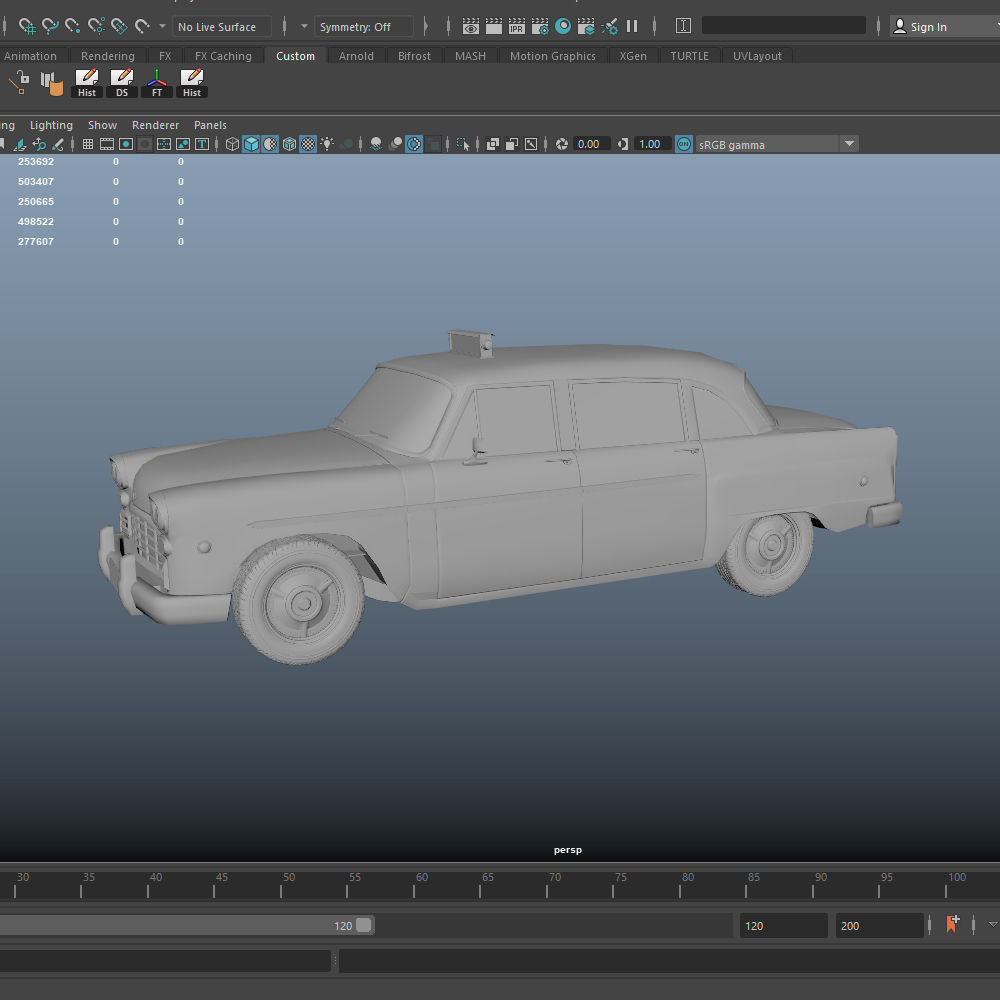 New York Retro Taxi Cab 3D model | CGTrader