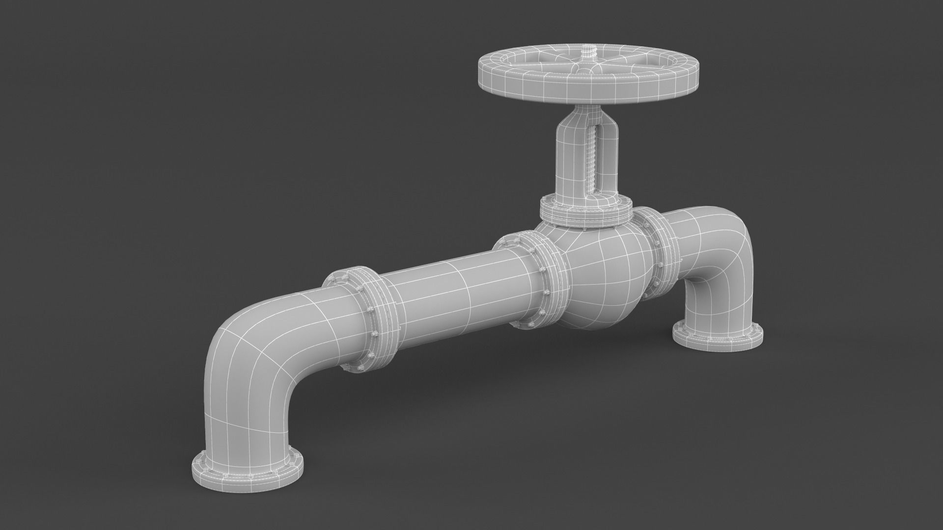Gas Pipe 3D model_7