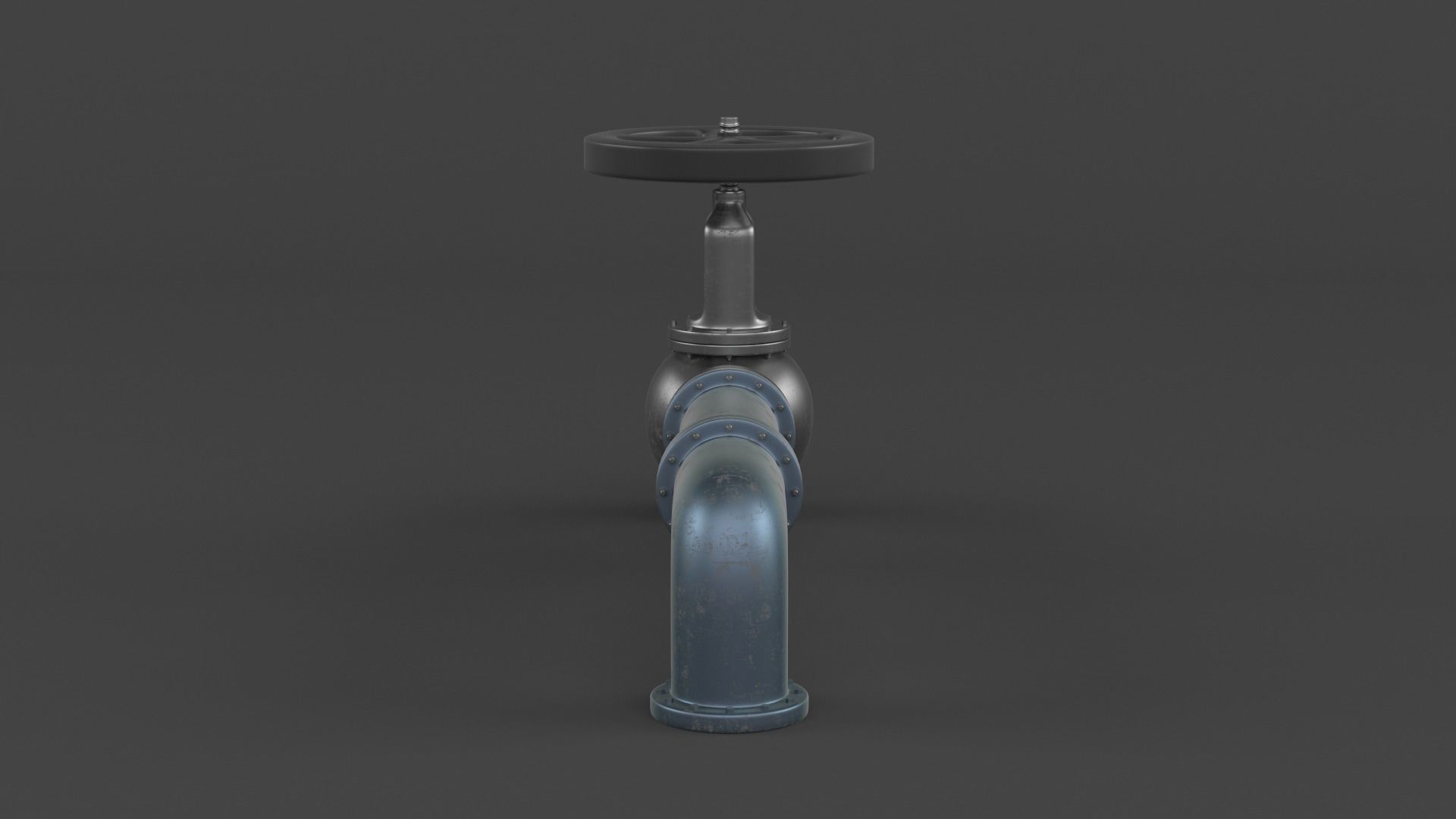 Gas Pipe 3D model_3