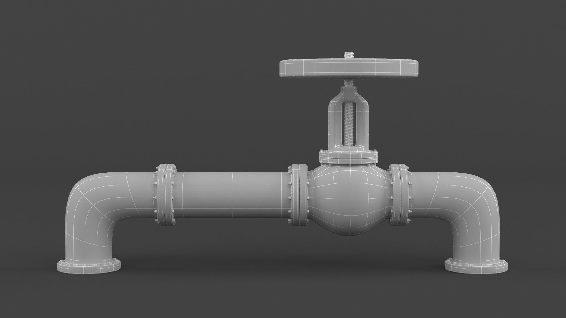 Gas Pipe 3D model_6