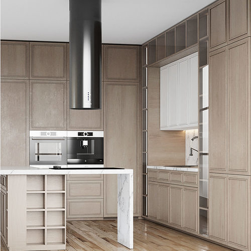 Kitchen 056 3D model 3