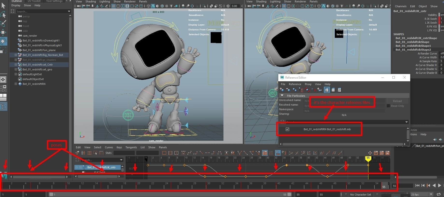 Robots - Norman and Lussy  3D Model Collection_31