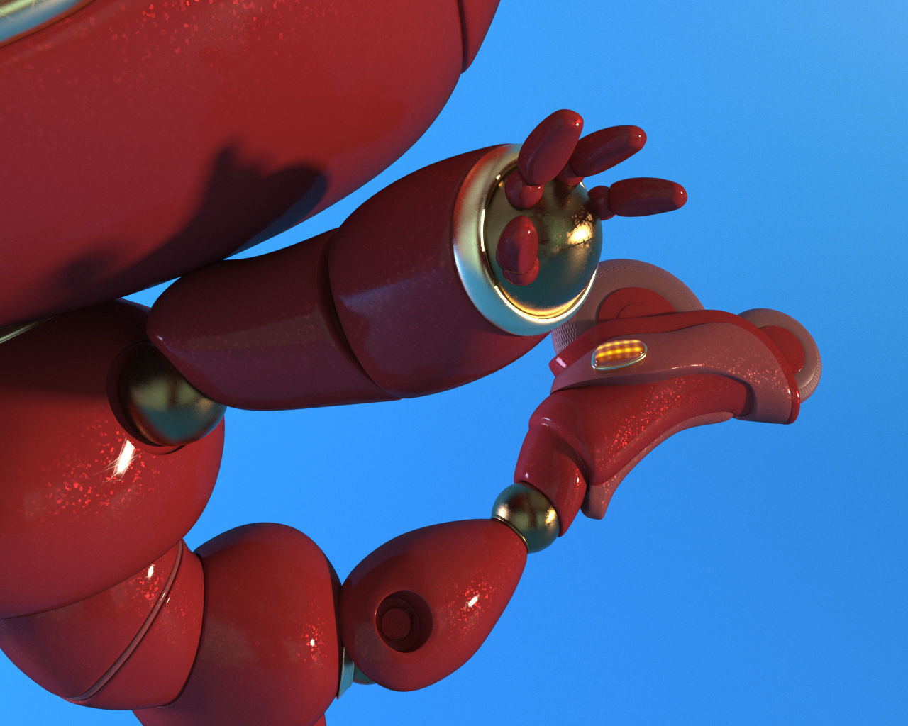 Robots - Norman and Lussy  3D Model Collection_18