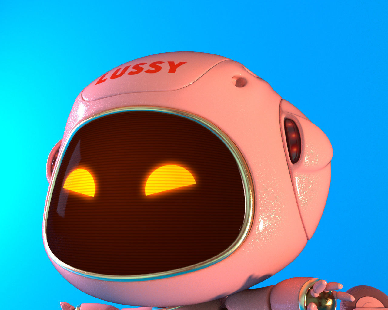 Robots - Norman and Lussy  3D Model Collection_17