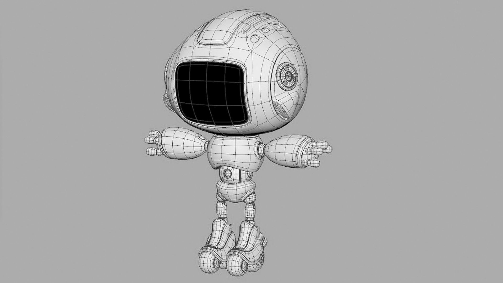 Robots - Norman and Lussy  3D Model Collection_28