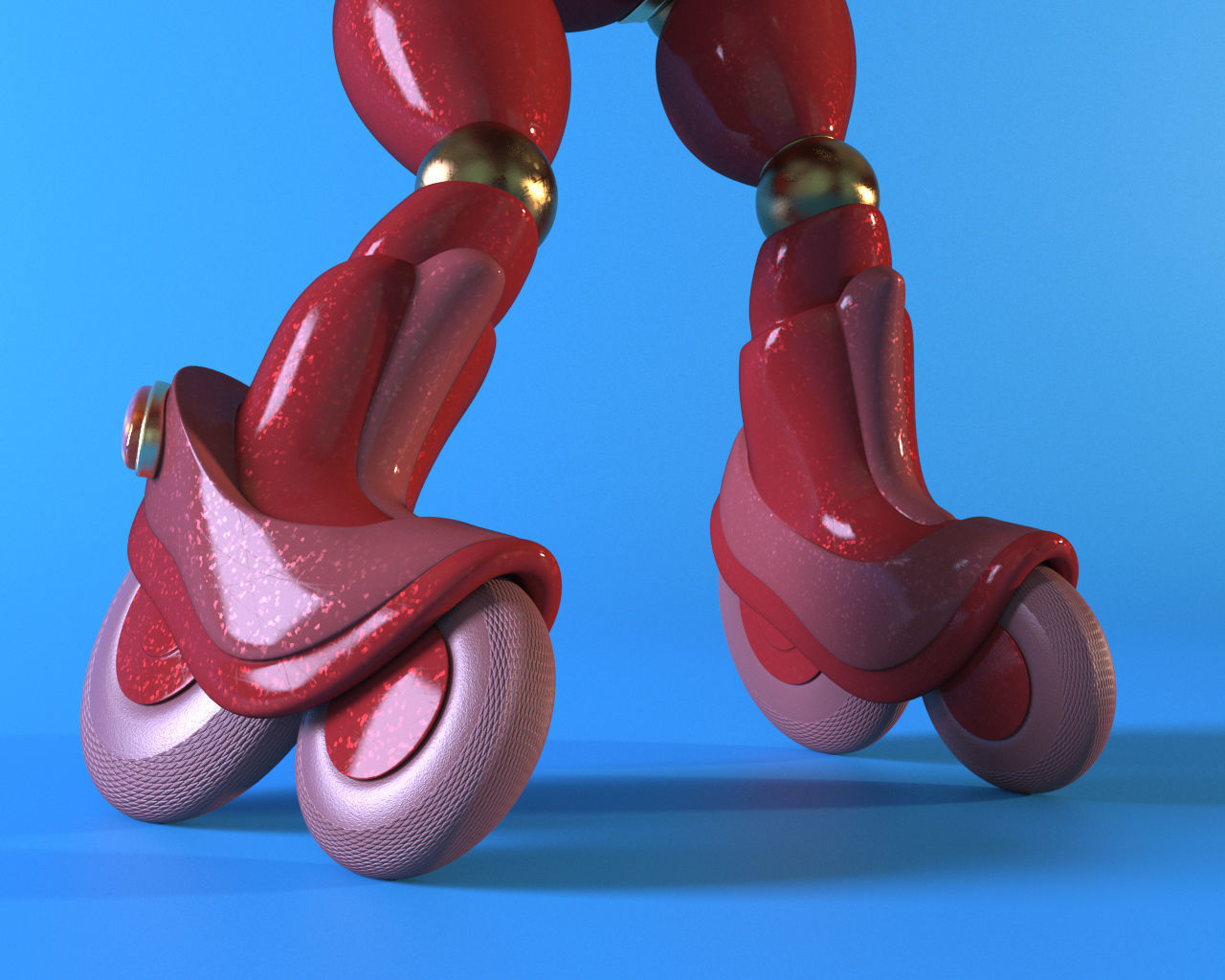 Robots - Norman and Lussy  3D Model Collection_19