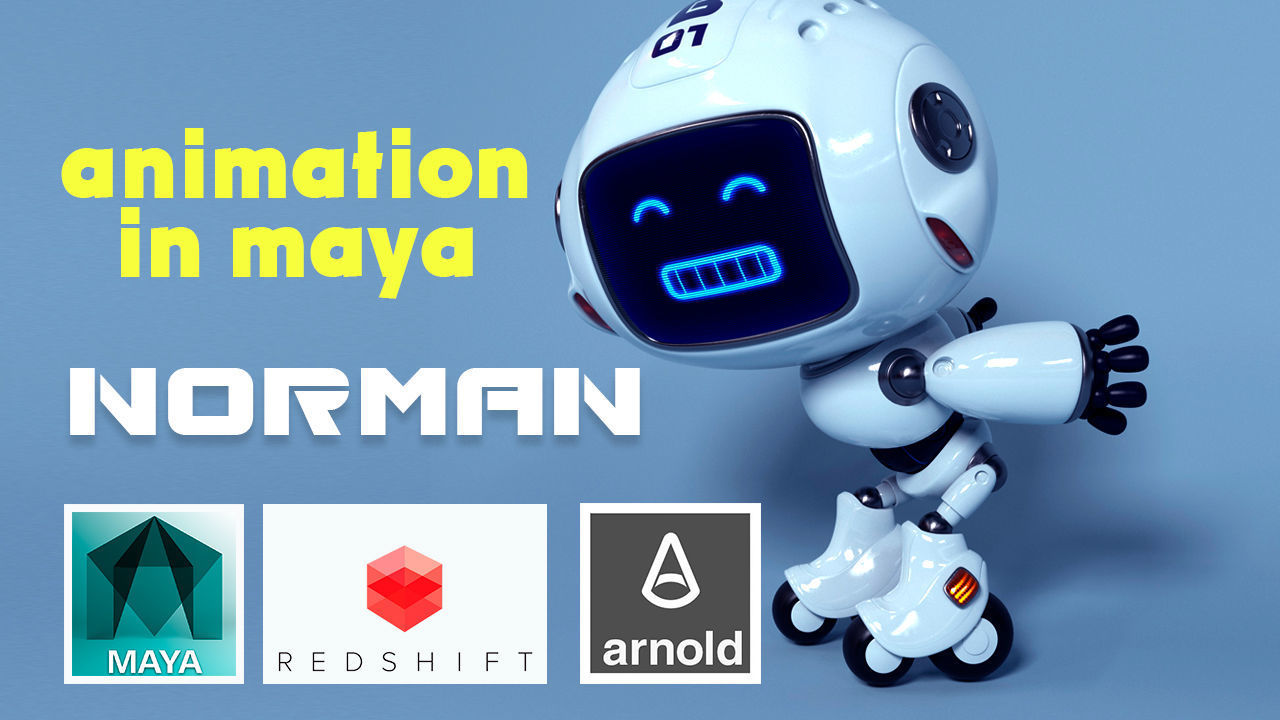 Robots - Norman and Lussy  3D Model Collection_4