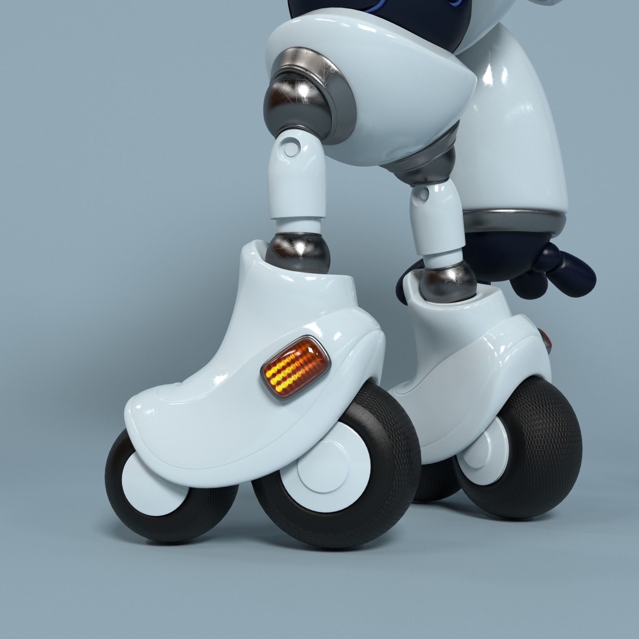 Robots - Norman and Lussy  3D Model Collection_23