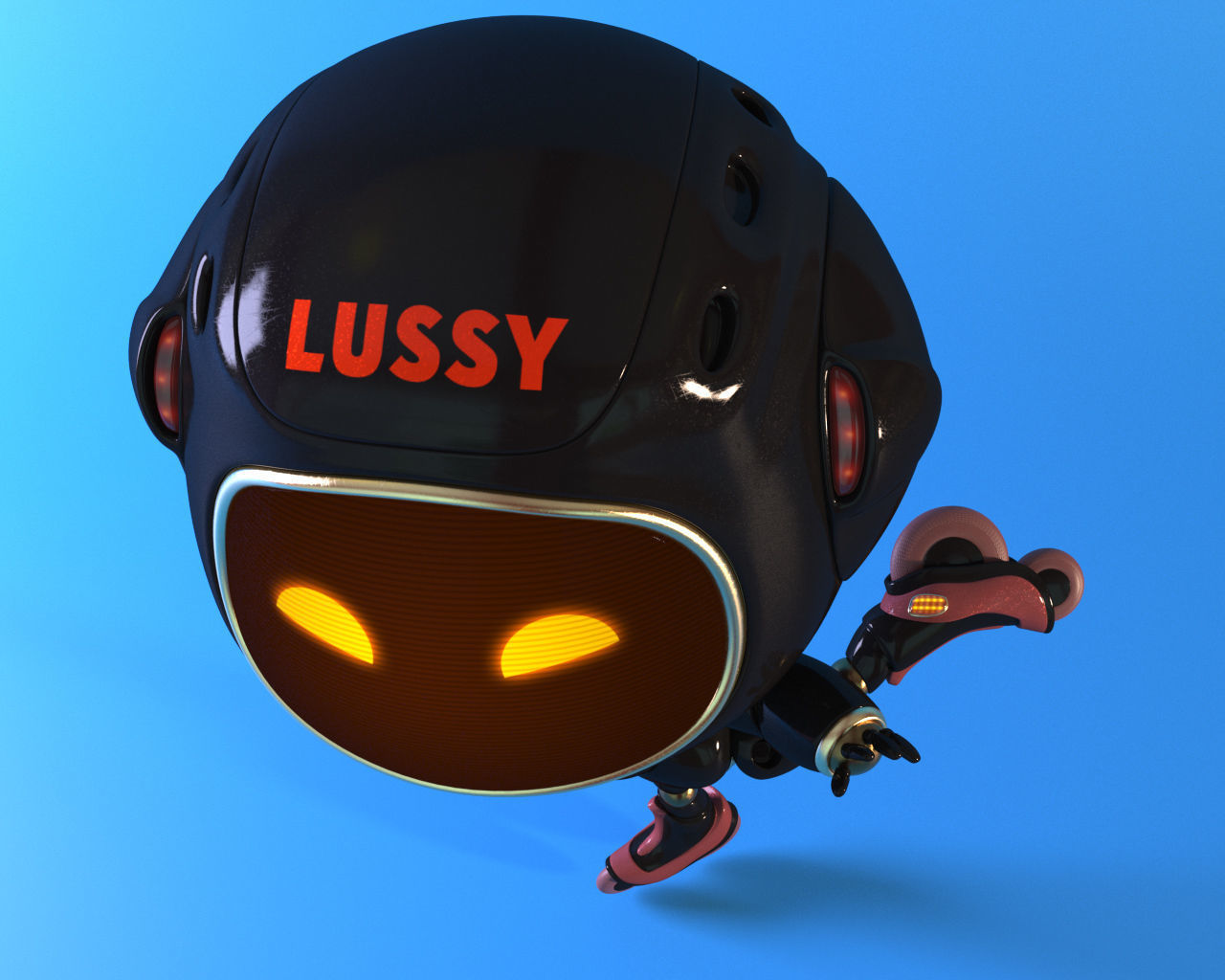 Robots - Norman and Lussy  3D Model Collection_16