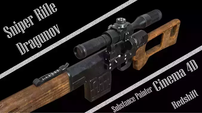 Sniper Rifle Dragunov Svd