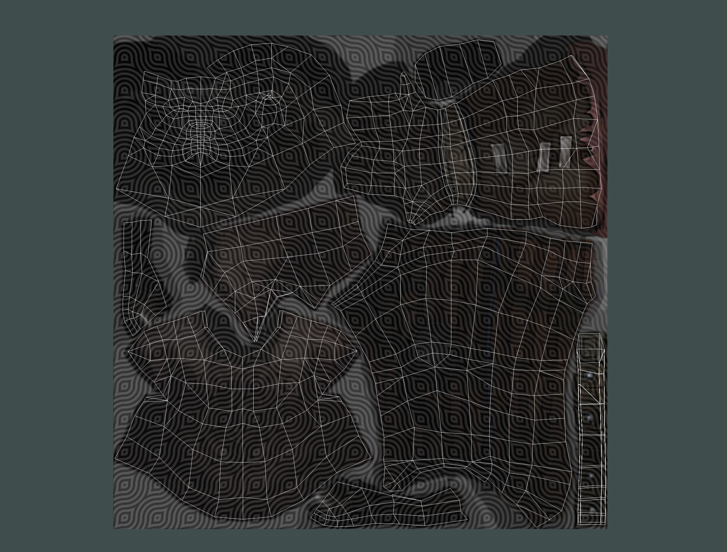 Low Poly Bandit Man Cartoon Character Low-poly 3D model_23