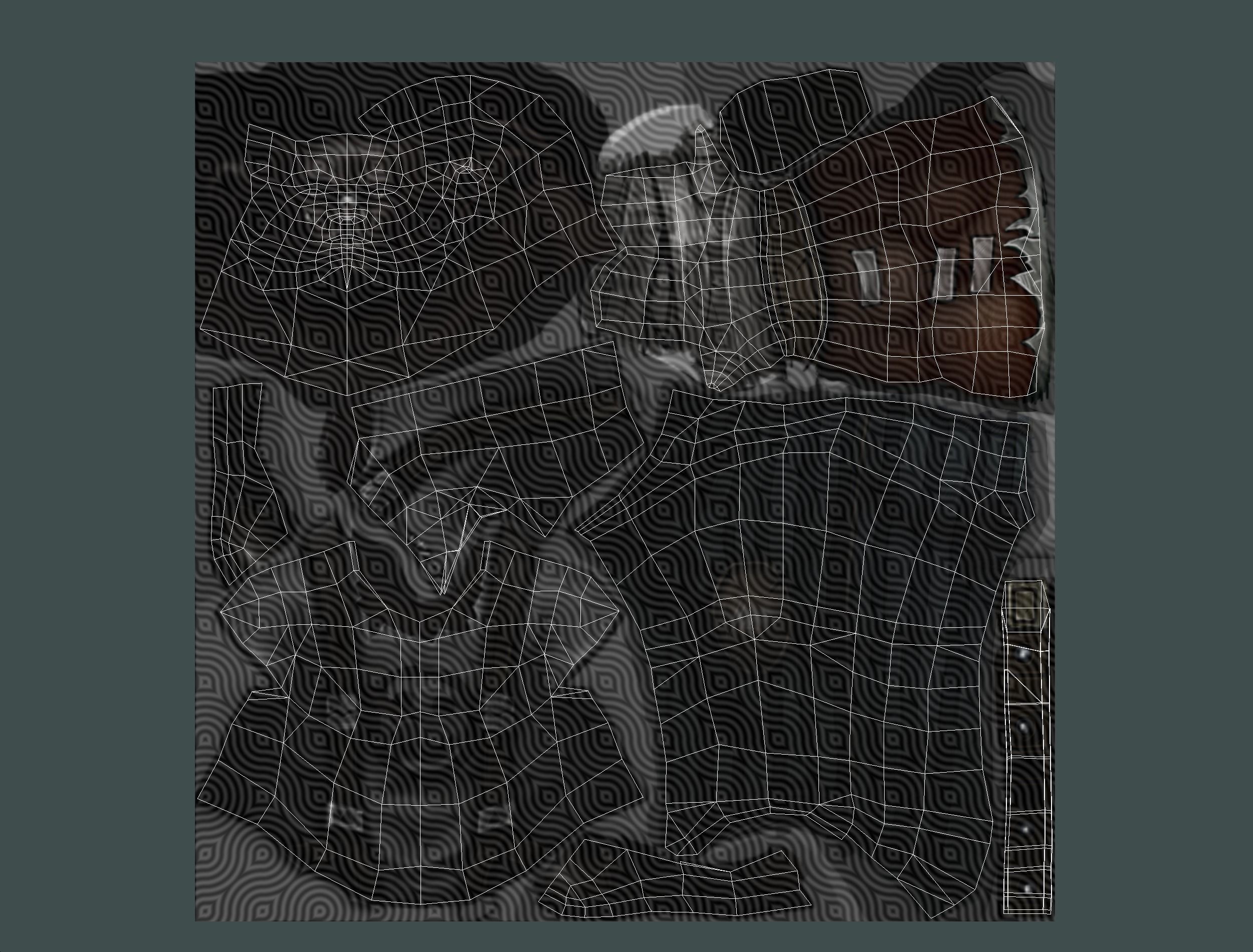 Low Poly Bandit Man Cartoon Character Low-poly 3D model_20