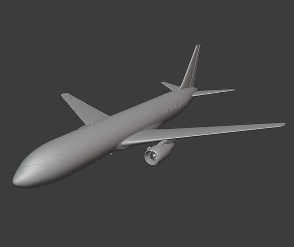 BOEING B767-300ER 3D print model