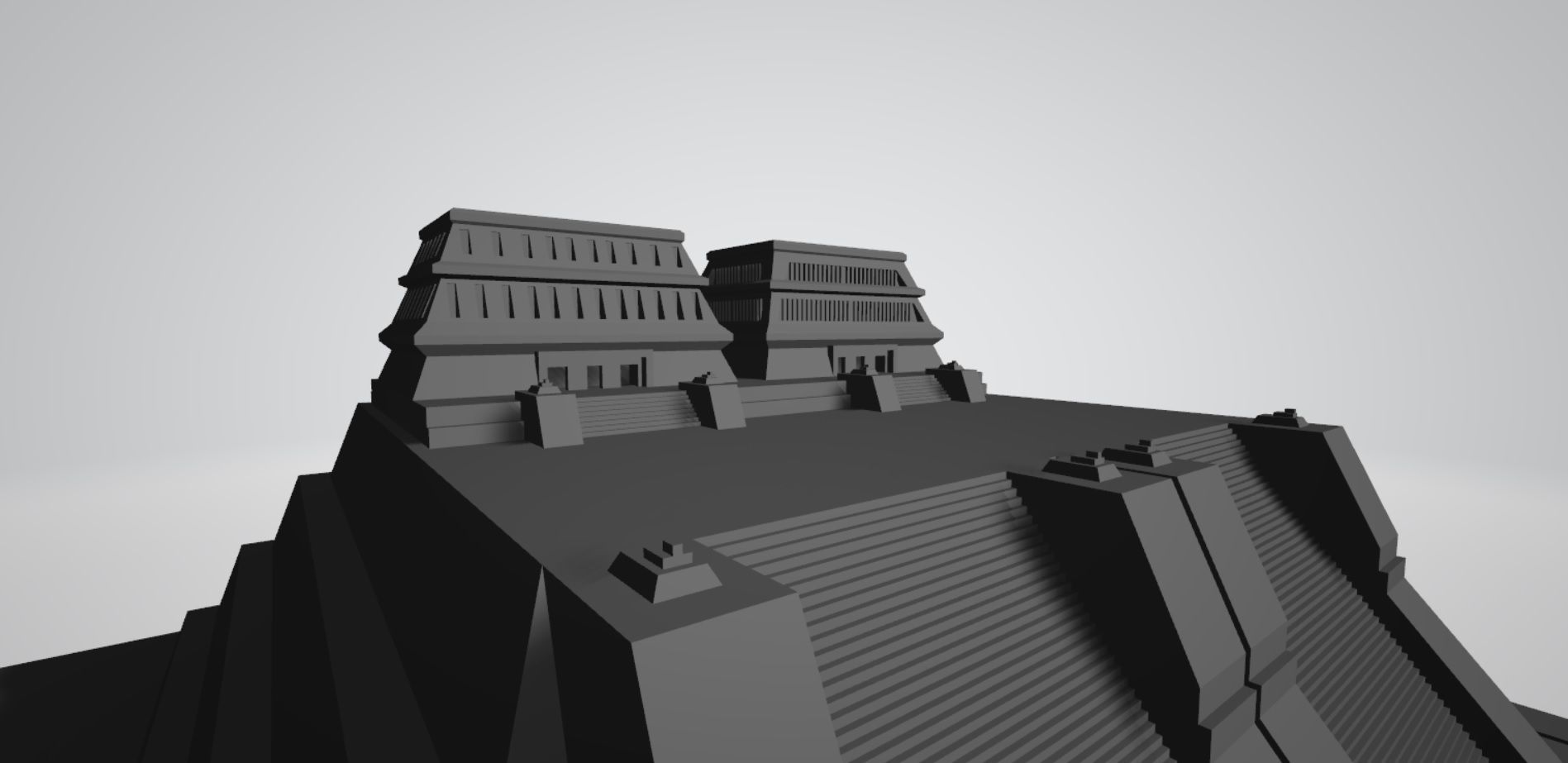 Tenochtitlan Temple 3D print model_6