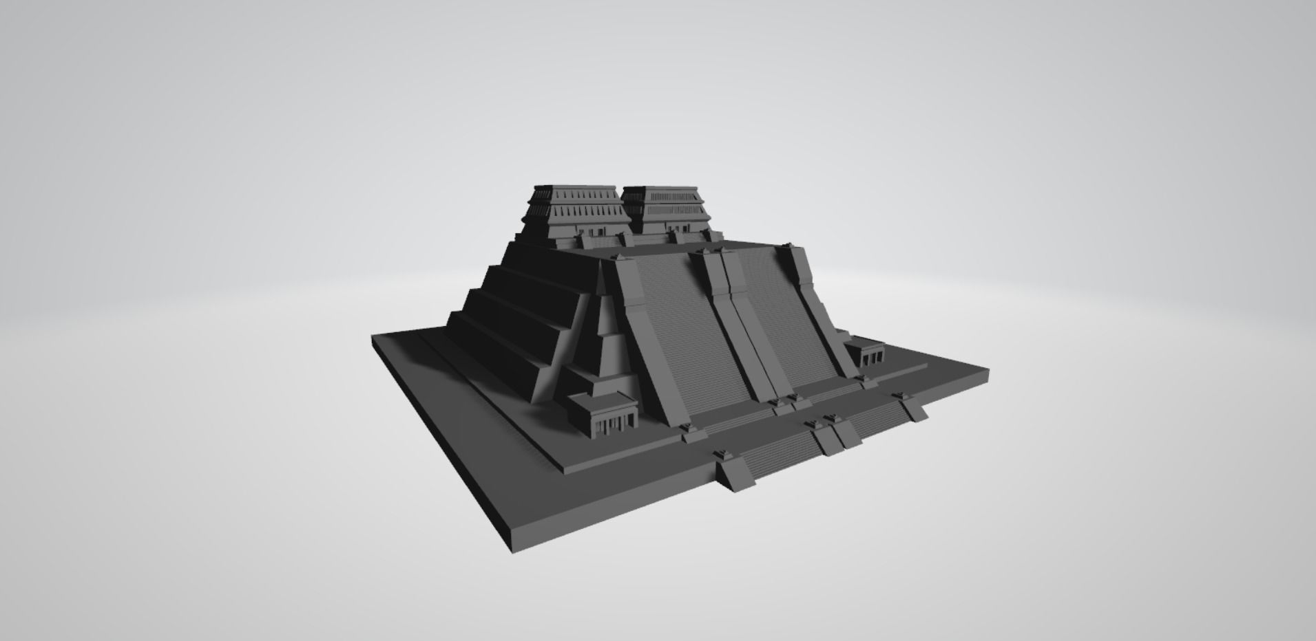 Tenochtitlan Temple 3D print model_5