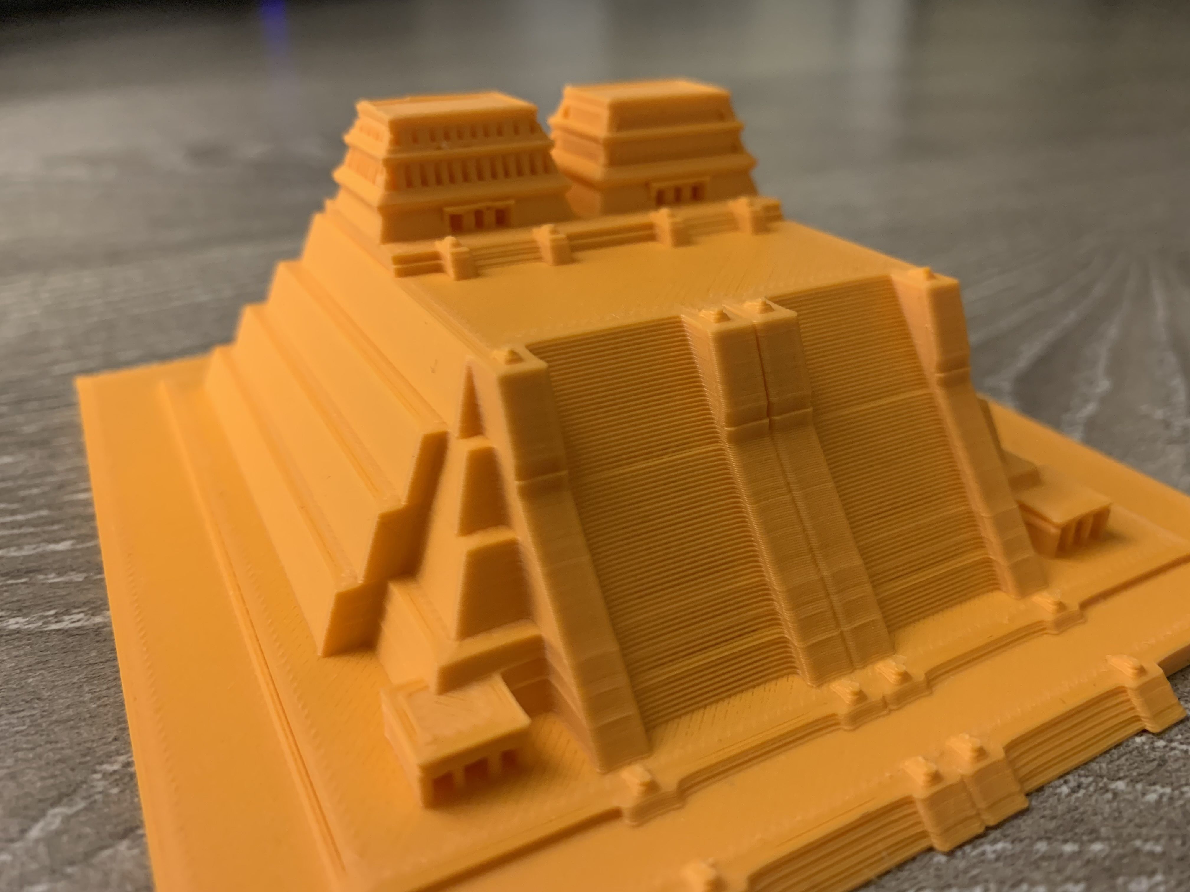 Tenochtitlan Temple 3D print model_4
