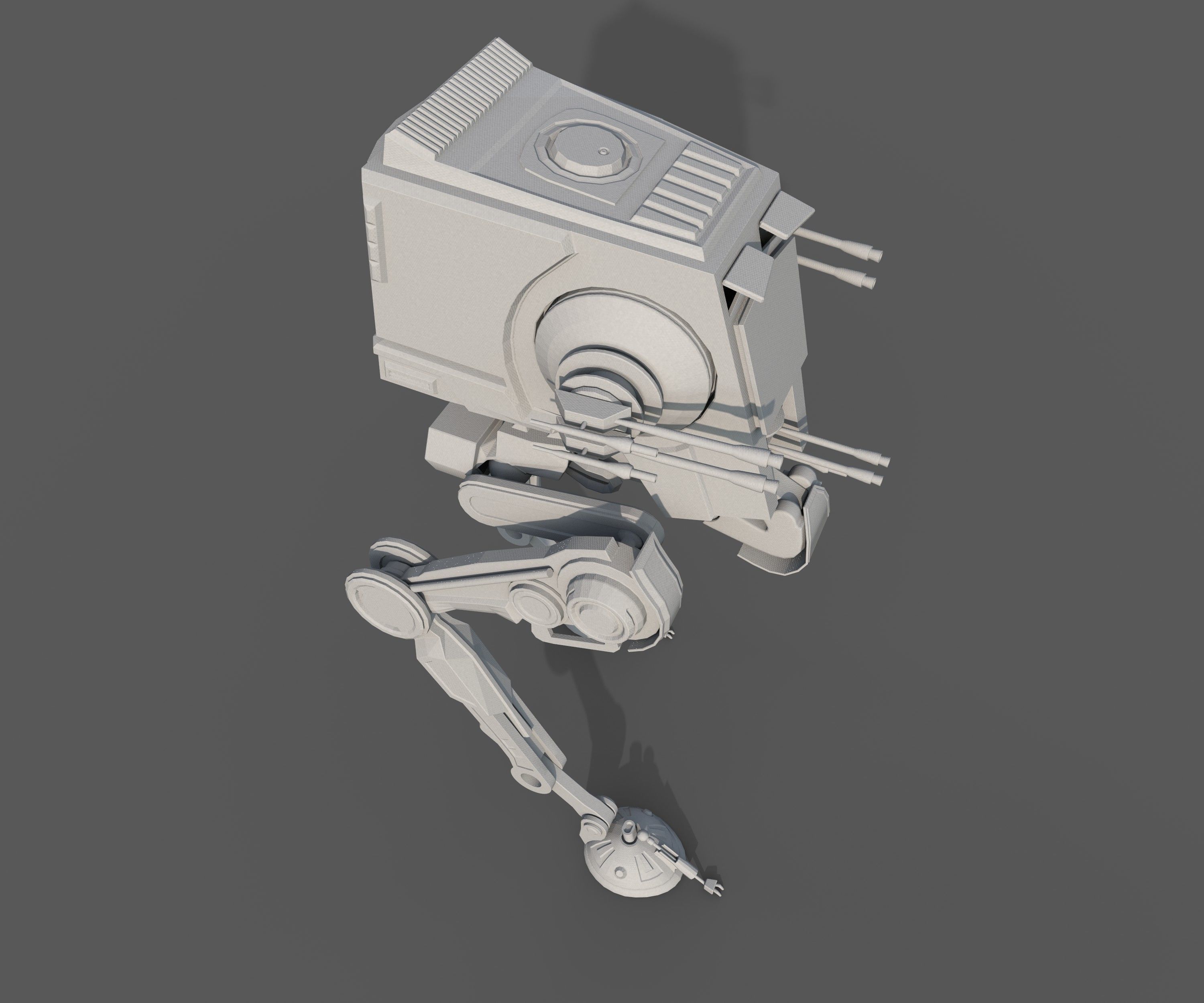 AT-ST Walker 3D model_3